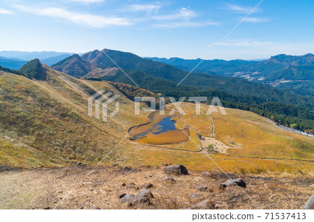Soni plateau seen from the mountain trail from Kameyama Pass to Nihonboso 71537413