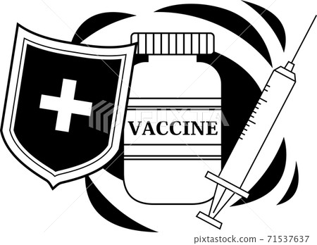 Vaccine Vaccination New Coronavirus Public Health Set Illustration Vaccine Vaccination New Coronavirus Public Health Set Illustration 71537637