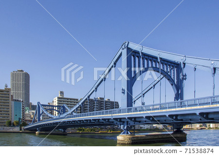 Kiyosu bridge over the Sumida River Kiyosu bridge over the Sumida River 71538874