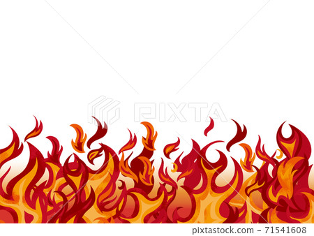 燃燒火焰的水彩風格背景材料 燃燒火焰的水彩風格背景材料 71541608