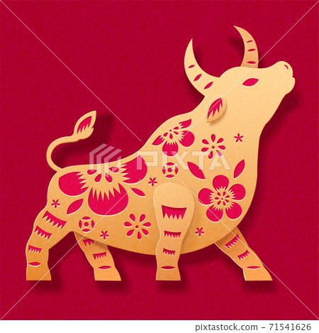 Year of the ox symbol Year of the ox symbol 71541626