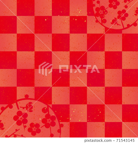 Plum circle background illustration 71543145