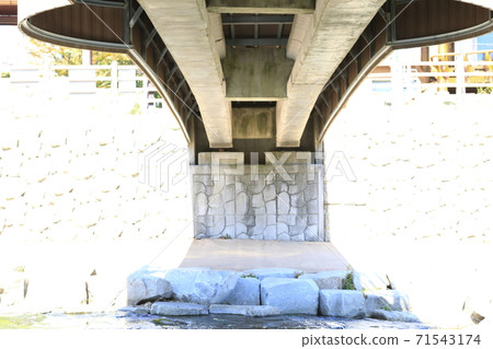 View of the lower part of the bridge View of the lower part of the bridge 71543174