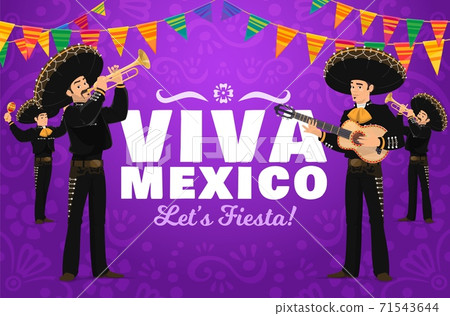 Viva Mexico fiesta mariachi musician characters Viva Mexico fiesta mariachi musician characters 71543644