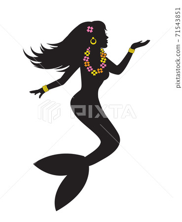 mermaid beautiful woman with fish tail mermaid beautiful woman with fish tail 71543851