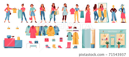 Women In Store Set 71543937