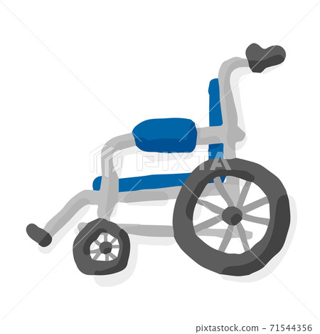 Wheelchair; Hand drawn vector illustration like woodblock print Wheelchair; Hand drawn vector illustration like woodblock print 71544356