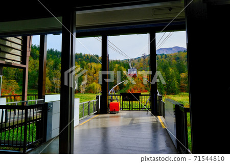 Autumn leaves of Mt. Asahidake 71544810