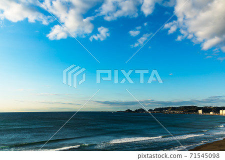 (Chiba Prefecture-Landscape) Boso morning coastal scenery 1 (Chiba Prefecture-Landscape) Boso morning coastal scenery 1 71545098