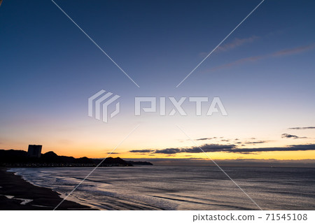 (Chiba-Landscape) Morning Pacific Ocean side view from Boso 2 (Chiba-Landscape) Morning Pacific Ocean side view from Boso 2 71545108