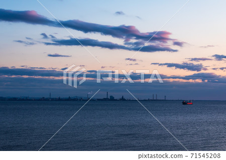（千葉縣風景）東京灣風景黃昏2 71545208