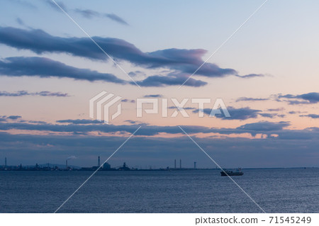 （千葉縣風景）東京灣風景黃昏4 71545249
