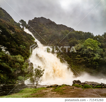 Assaranca Waterfall by Ardara in County Donegal - Ireland 71545260