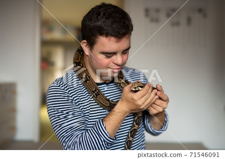 Young people standing outdoors in town. Coronavirus and safe distance concept. 71546091