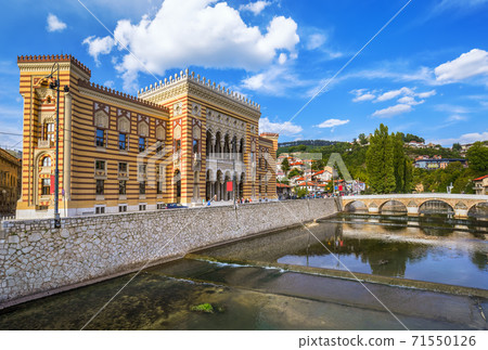National library in Sarajevo - Bosnia and Herzegovina National library in Sarajevo - Bosnia and Herzegovina 71550126
