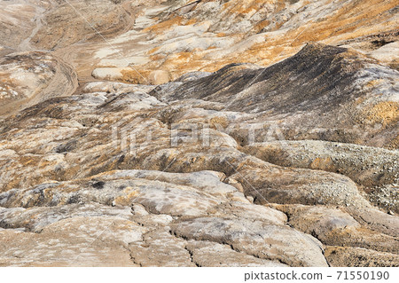 ravine in a clay land devoid of soil soil at an open pit mining site ravine in a clay land devoid of soil soil at an open pit mining site 71550190