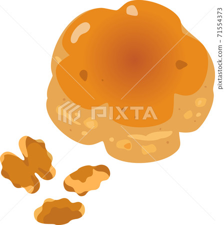 核桃麵包和核桃果實 71554373