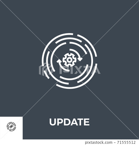 Update Line Icon - Stock Illustration [71555512] - PIXTA