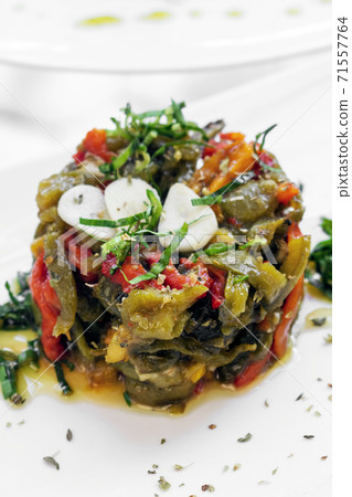portuguese roast organic bell peppers and garlic mediterranean salad portuguese roast organic bell peppers and garlic mediterranean salad 71557764