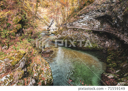 Vintgar gorge, Slovenia Vintgar gorge, Slovenia 71559149