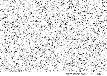 Grunge black and white texture background (Vector). Use for noise adding, decoration, aging or old layer 71560636