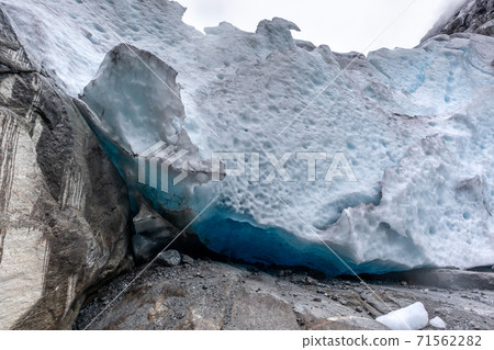 Nigardsbreen glacier close view. Norway mountains Nigardsbreen glacier close view. Norway mountains 71562282