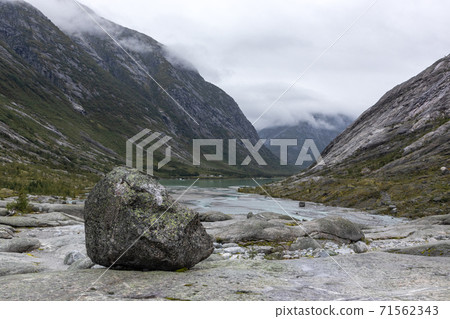 Big rocks view Norway mountains Stones landscape Big rocks view Norway mountains Stones landscape 71562343