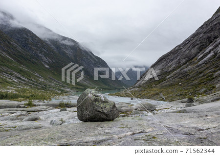 Big rocks view Norway mountains Stones landscape Big rocks view Norway mountains Stones landscape 71562344