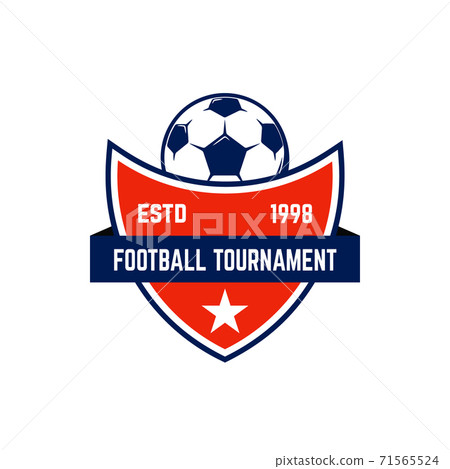 Soccer, football emblems. Design element for logo, label, emblem, sign. Soccer, football emblems. Design element for logo, label, emblem, sign. 71565524