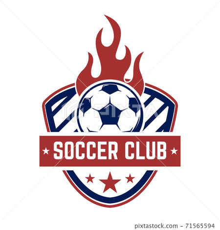 Soccer, football emblems. Design element for logo, label, emblem, sign. 71565594