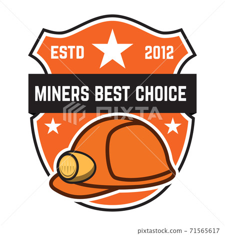 Cryptocurrency mining emblem isolated on white background. Design elements for logo,label, emblem, sign. Cryptocurrency mining emblem isolated on white background. Design elements for logo,label, emblem, sign. 71565617