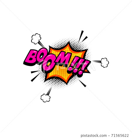 BOOM!!! Comic style phrase with speech bubble. BOOM!!! Comic style phrase with speech bubble. 71565622