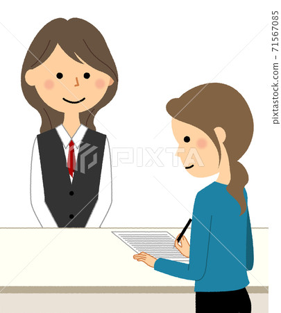 Woman in uniform to accept 71567085