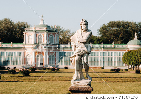 Kuskovo manor in Moscow, Russia. Kuskovo manor is a unique monument of the XVIII century, a Summer residence in Moscow Kuskovo manor in Moscow, Russia. Kuskovo manor is a unique monument of the XVIII century, a Summer residence in Moscow 71567176