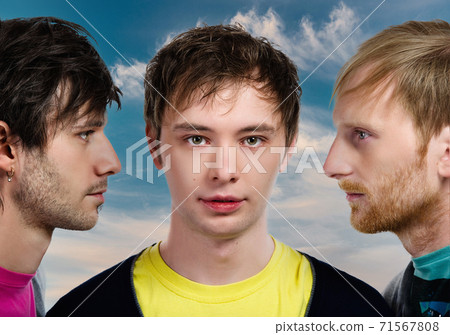 Close-up portrait of a handsome guys 71567808