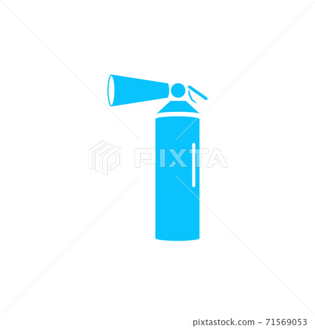 Fire extinguisher icon flat Fire extinguisher icon flat 71569053
