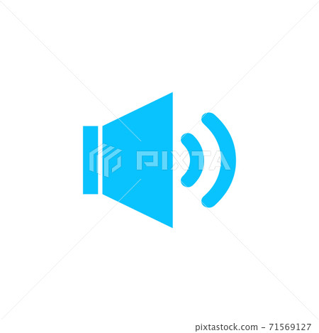 Sound icon flat. Sound icon flat. 71569127