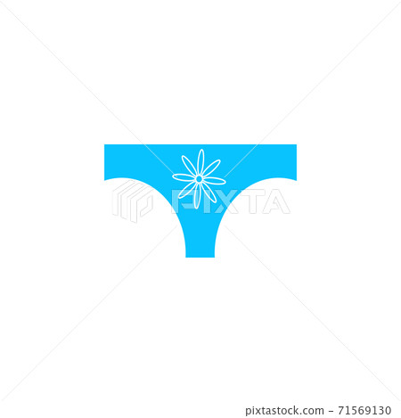 Women panties icon flat. Women panties icon flat. 71569130