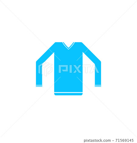 Sweater icon flat. 71569145