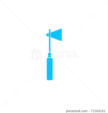 Tomahawk icon flat. 71569181