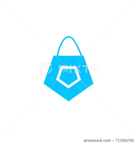 Bag icon flat. Bag icon flat. 71569256