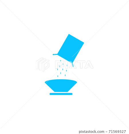 Cereal icon flat. Cereal icon flat. 71569327