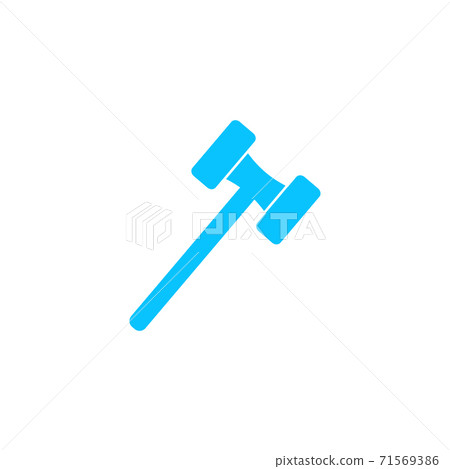 Mallet icon flat. Mallet icon flat. 71569386