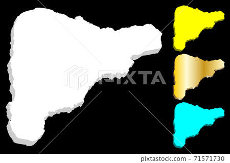 3D map of Easter Island 71571730