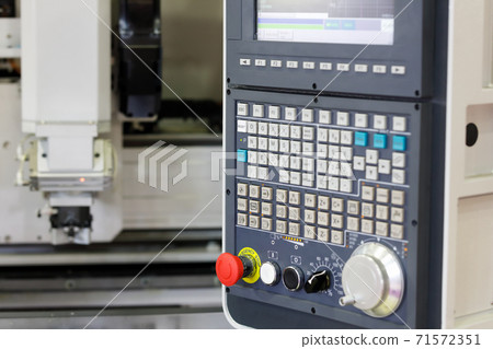modern machining center with CNC control panel 71572351