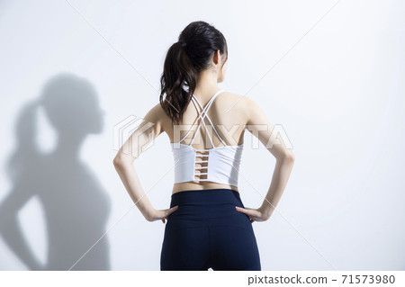 Female athlete sports 71573980