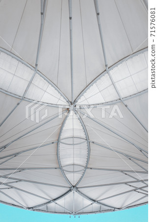 Fabric Tension Membrane Facade Detail Structure of Roofing Sun Shade, Modern Architecture Facade Building Design for Outdoors Resting Area. Abstract Pattern Background of Roof Tensile Membranes Fabric Tension Membrane Facade Detail Structure of Roofing Sun Shade, Modern Architecture Facade Building Design for Outdoors Resting Area. Abstract Pattern Background of Roof Tensile Membranes 71576081