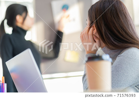 Women business conversation Women business conversation 71576393
