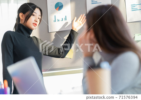 Women business conversation Women business conversation 71576394