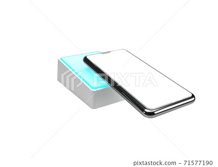 使用智能手機進行電子支付的圖像 71577190